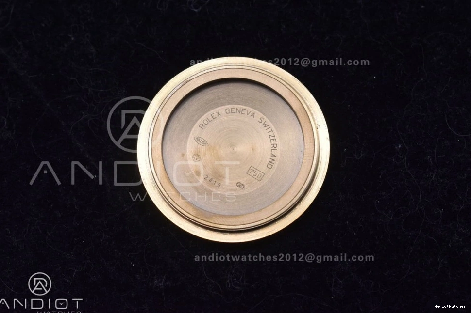 A2836 DayDate Tungsten Bracelet GMF Original 701 V RG President On Steel 904L Black Markers Weighted 40 with Dial Crystal 1220